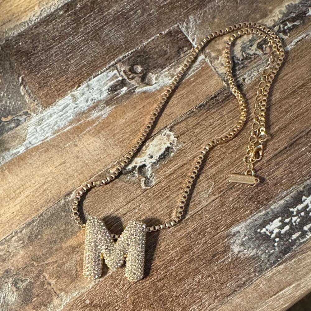 ‘M’ Necklace